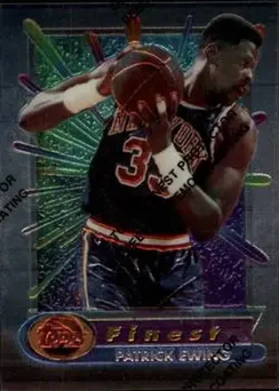 1994-95 Finest #33 - Patrick Ewing - New York Knicks