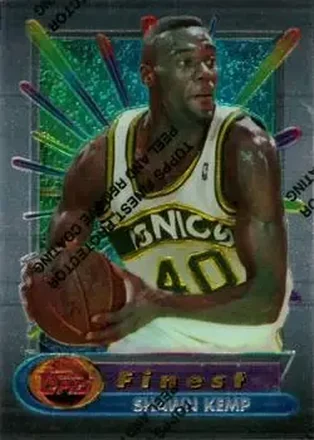 1994-95 Finest #40 - Shawn Kemp - Seattle SuperSonics