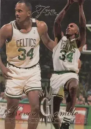 1994-95 Flair #10 - Kevin Gamble - Boston Celtics 1994-95 Flair #10 - Kevin Gamble - Boston Celtics