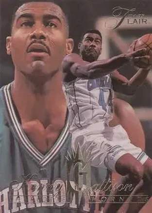 1994-95 Flair #15 - Kenny Gattison - Charlotte Hornets