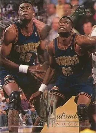 1994-95 Flair #40 - Dikembe Mutombo - Denver Nuggets 1994-95 Flair #40 - Dikembe Mutombo - Denver Nuggets