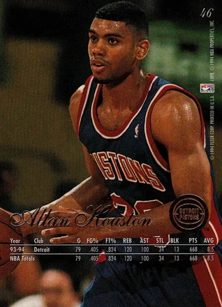 Tył: Allan Houston