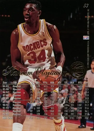 Verso de Hakeem Olajuwon