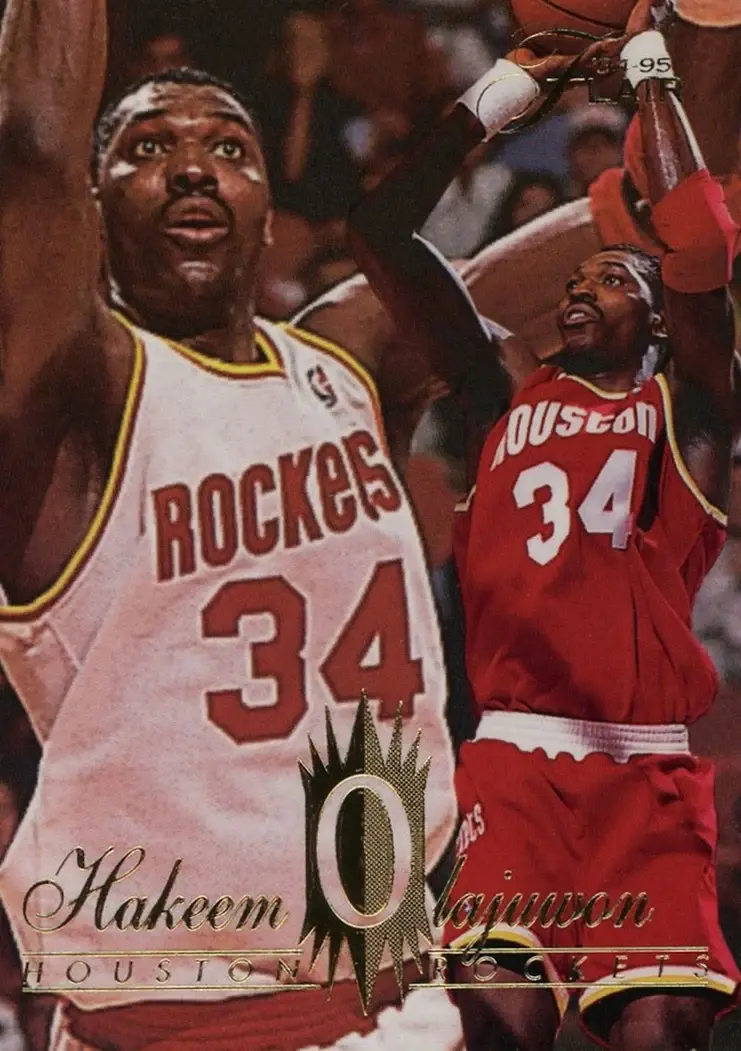 1994-95 Flair #57 Hakeem Olajuwon