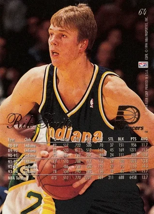 Verso de Rik Smits