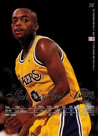 Nick Van Exel 裏面
