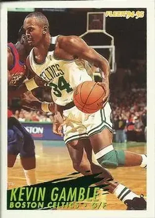 1994-95 Fleer #14 - Kevin Gamble - Boston Celtics 1994-95 Fleer #14 - Kevin Gamble - Boston Celtics