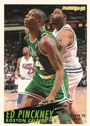 1994-95 Fleer #17 - Ed Pinckney - Boston Celtics