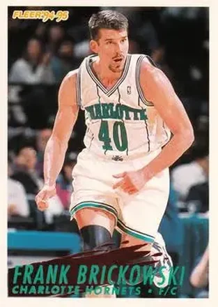 1994-95 Fleer #20 - Frank Brickowski - Charlotte Hornets