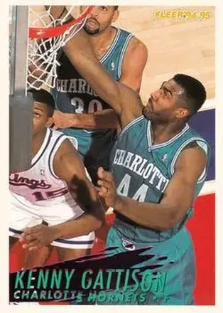 1994-95 Fleer #23 - Kenny Gattison - Charlotte Hornets