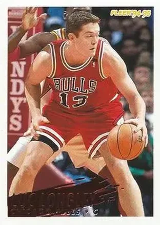 1994-95 Fleer #33 - Luc Longley - Chicago Bulls 1994-95 Fleer #33 - Luc Longley - Chicago Bulls
