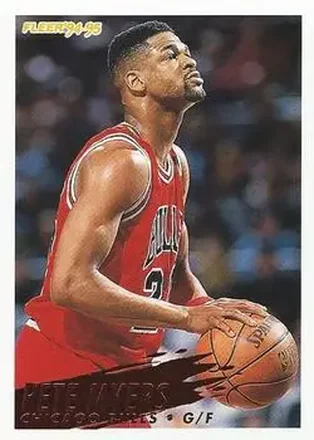 1994-95 Fleer #34 - Pete Myers - Chicago Bulls 1994-95 Fleer #34 - Pete Myers - Chicago Bulls