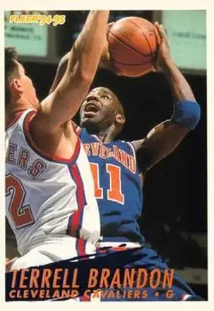 1994-95 Fleer #38 - Terrell Brandon - Cleveland Cavaliers