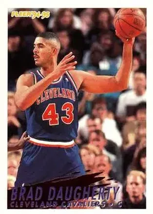 1994-95 Fleer #39 - Brad Daugherty - Cleveland Cavaliers 1994-95 Fleer #39 - Brad Daugherty - Cleveland Cavaliers
