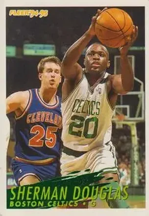 1994-95 Fleer European #11 - Sherman Douglas - Boston Celtics