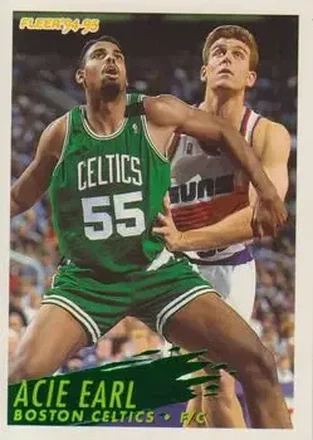 1994-95 Fleer European #12 - Acie Earl - Boston Celtics