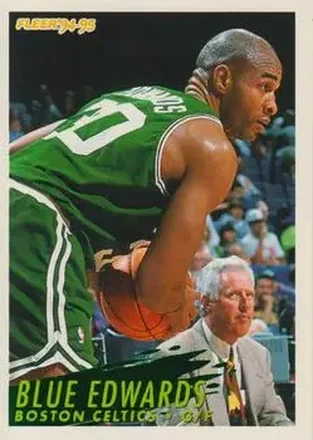 1994-95 Fleer European #13 - Blue Edwards - Boston Celtics