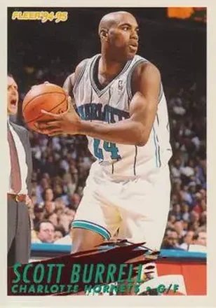 1994-95 Fleer European #22 - Scott Burrell - Charlotte Hornets 1994-95 Fleer European #22 - Scott Burrell - Charlotte Hornets