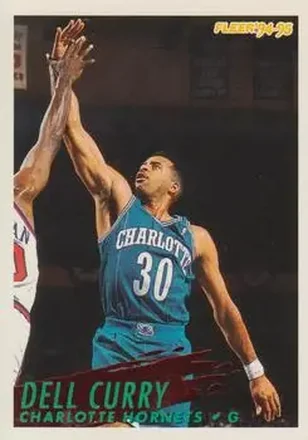 1994-95 Fleer European #23 - Dell Curry - Charlotte Hornets 1994-95 Fleer European #23 - Dell Curry - Charlotte Hornets