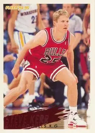 1994-95 Fleer European #32 - Steve Kerr - Chicago Bulls