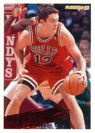 1994-95 Fleer European #35 - Luc Longley - Chicago Bulls 1994-95 Fleer European #35 - Luc Longley - Chicago Bulls