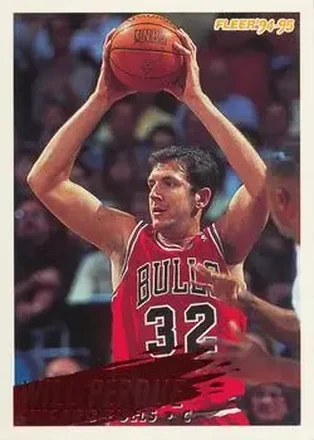 1994-95 Fleer European #36 - Will Perdue - Chicago Bulls