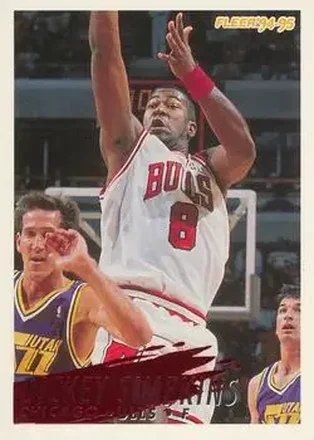 1994-95 Fleer European #38 - Dickey Simpkins - Chicago Bulls