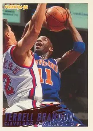 1994-95 Fleer European #39 - Terrell Brandon - Cleveland Cavaliers