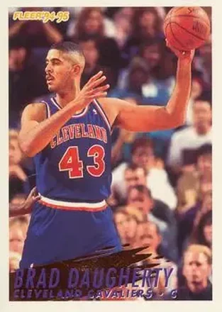 1994-95 Fleer European #40 - Brad Daugherty - Cleveland Cavaliers 1994-95 Fleer European #40 - Brad Daugherty - Cleveland Cavaliers