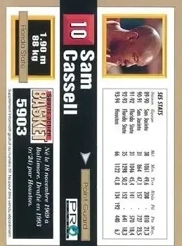 Back of Sam Cassell
