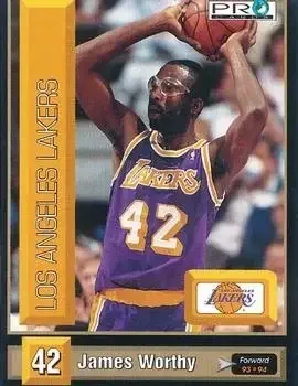 1994-95 Pro Cards French Sports Action Basket #5906 James Worthy
