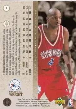 Back of Sharone Wright