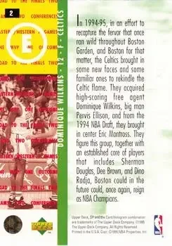 Back of Dominique Wilkins