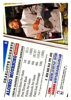 Back of Alonzo Mourning