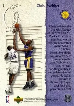 Back of Chris Webber