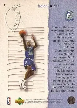 Back of Isaiah Rider