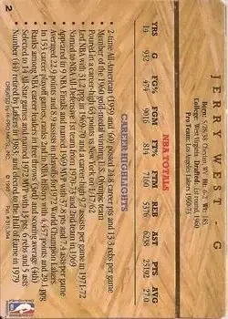 Back of Jerry West