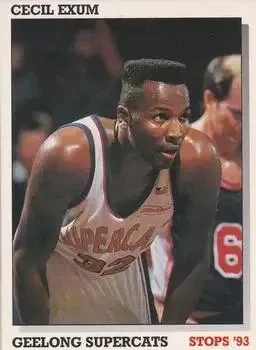 1993 Australian Stops NBL #5 Cecil Exum