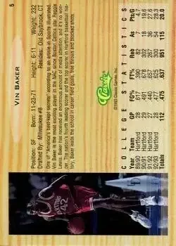 Back of Vin Baker