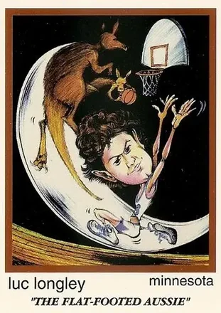 1993 First Amendment Publishing Skinnies #4 Luc Longley