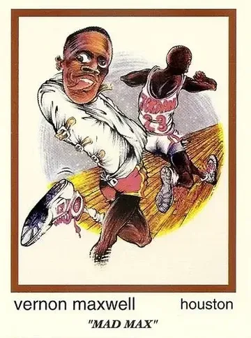 1993 First Amendment Publishing Skinnies #5 Vernon Maxwell