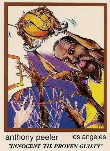1993 First Amendment Publishing Skinnies #6 Anthony Peeler