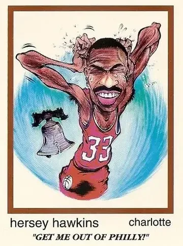 1993 First Amendment Publishing Skinnies #8 Hersey Hawkins