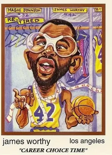 1993 First Amendment Publishing Skinnies #10 James Worthy