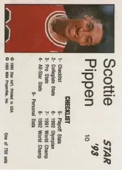 Back of Scottie Pippen