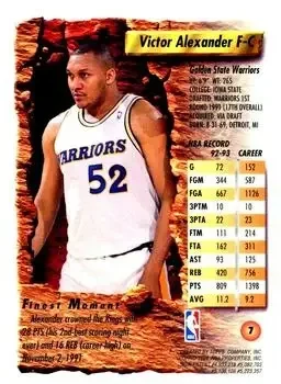 Back of Victor Alexander