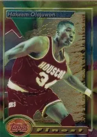 1993-94 Finest #76 - Hakeem Olajuwon - Houston Rockets