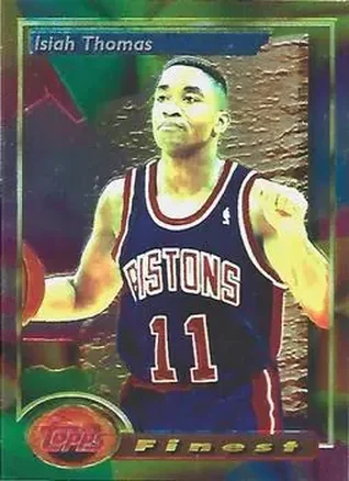 1993-94 Finest #87 - Isiah Thomas - Detroit Pistons 1993-94 Finest #87 - Isiah Thomas - Detroit Pistons