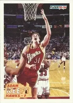 1993-94 Fleer #5 Adam Keefe
