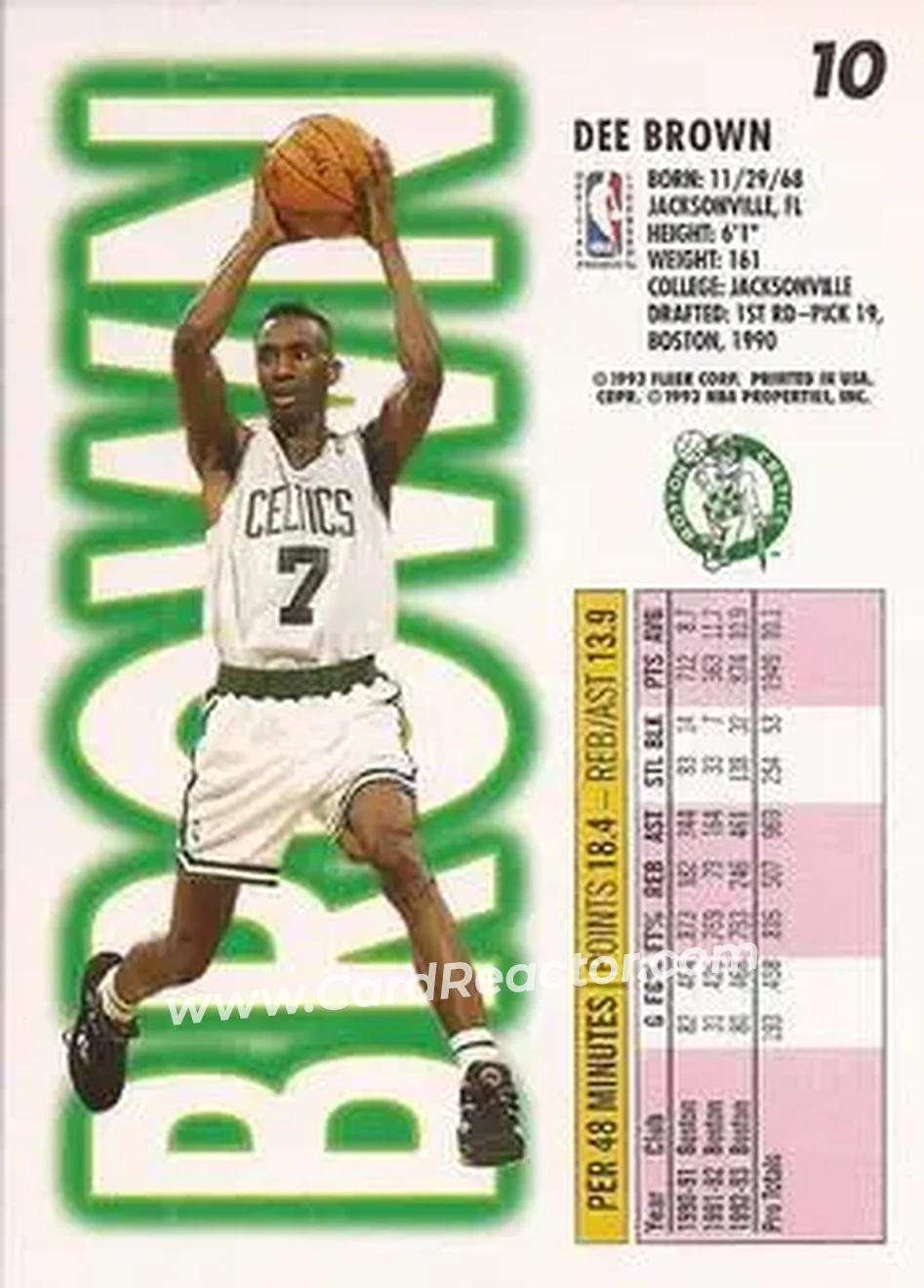 Back of Dee Brown